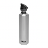 Cheeki - Single Wall Active Bottle with Tri-Tech Sports Lid - Silver (1L)