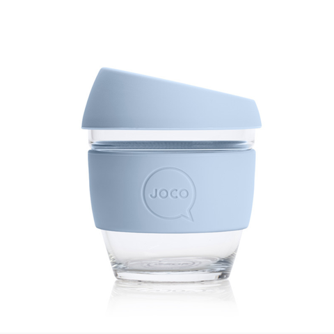 JOCO - Reusable Glass Cup - Vintage Blue (Small 8oz)