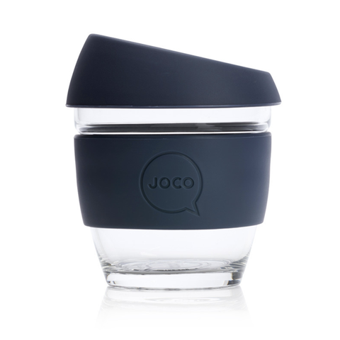 JOCO - Reusable Glass Cup - Mood Indigo (Small 8oz)