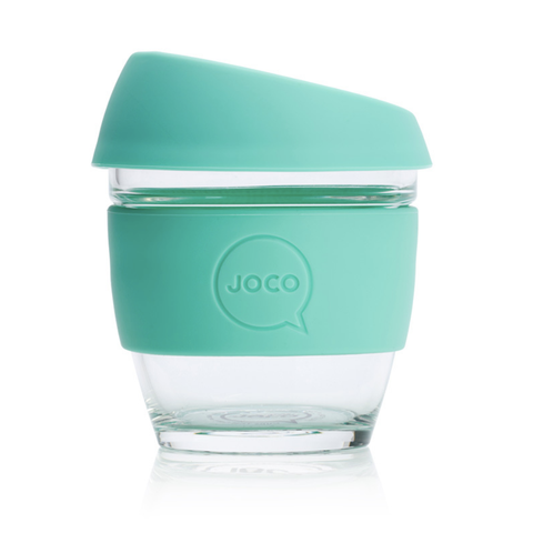 JOCO - Reusable Glass Cup - Vintage Green (Small 8oz)
