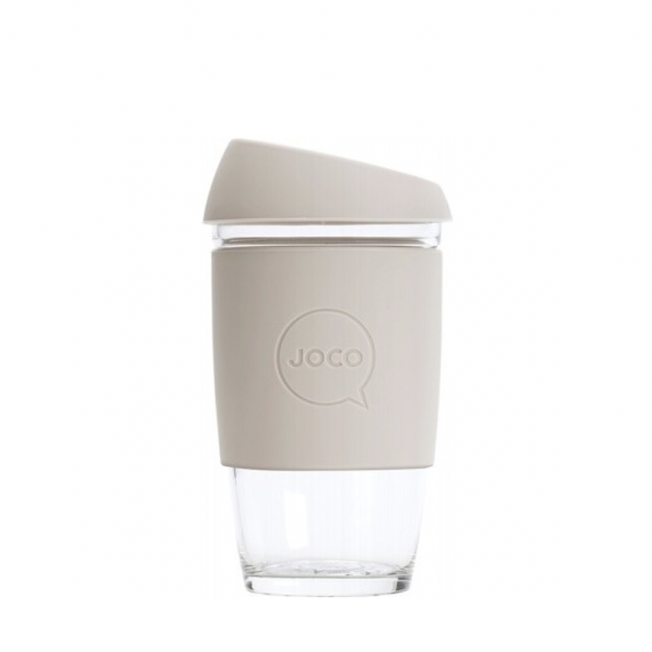 JOCO - Reusable Glass Cup - Sandstone (Extra Small 6oz)