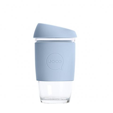 JOCO - Reusable Glass Cup - Vintage Blue (Extra Small 6oz)