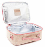 SoYoung - Raw Linen Insulated Lunch Box  - Neo Rainbow