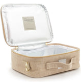 SoYoung - Raw Linen Insulated Lunch Box  - Cacti Desert