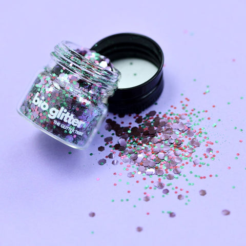 The Glitter Tribe - Biodegradable Glitter Glass Jar - Secret Garden (10g)