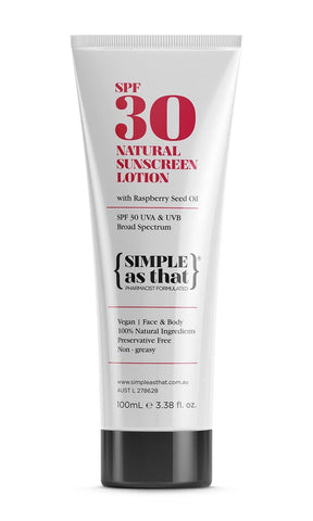 Simple As That - SPF 30 Natural Sunscreen Lotion (100ml)