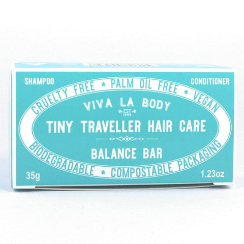 Viva La Body - Tiny Traveller Shampoo and Conditioner - Balance Bar (35g)
