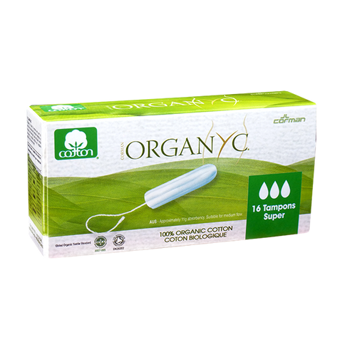 Organyc - 有机棉卫生棉条 - 超级(16 包)