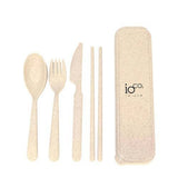 ioCO. - Wheat Straw Fibre Cutlery Set - Natural