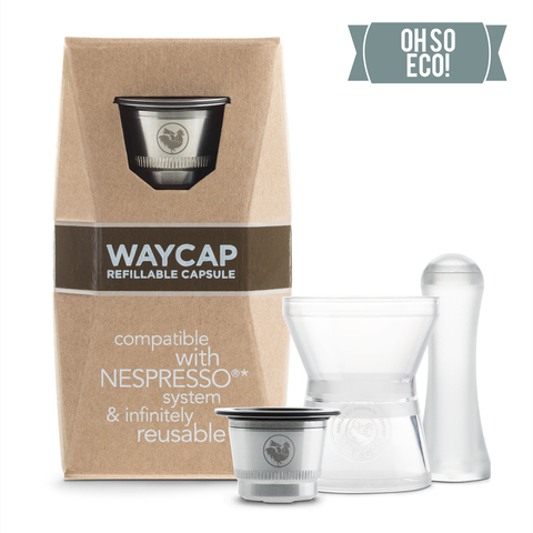 WayCup -  Nespresso®* Compatible Refillable Capsules - Single Pack