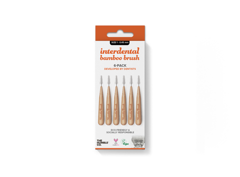 Humble Co. - Interdental Brushes - Orange Size 1 - 0.45 mm (6 Pack)