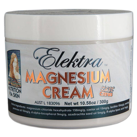 Elektra Magnesium - Magnesium Cream - Zest Citrus (300g)