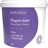 Amazing Oils - Magnesium Sleep Bath Flakes - Lavender and Chamomile (2kg)