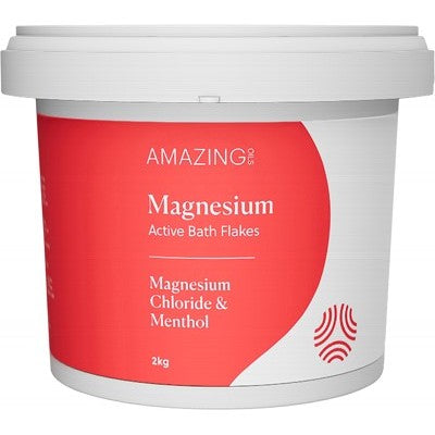 Amazing Oils - Magnesium Bath Flakes - Active (2 Kg)