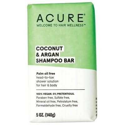 ACURE - Coconut and Argan Shampoo Bar (140g)
