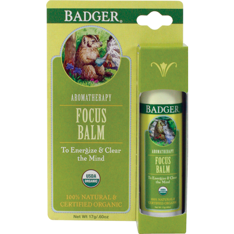 Badger - Aromatherapy Stick - Focus Balm (17g)