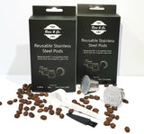 Bare & Co. - Reusable Coffee Pod Sticker Lids - Nespresso Compatible* (120 stickers)