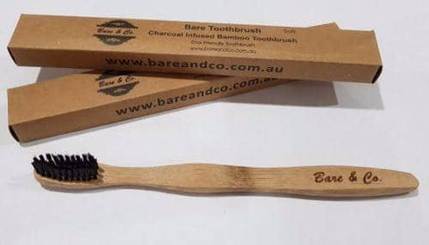 Bare & Co. - Eco Friendly Toothbrush - Medium Charcoal