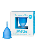 Lunette Menstrual Cups - Blue Model 1