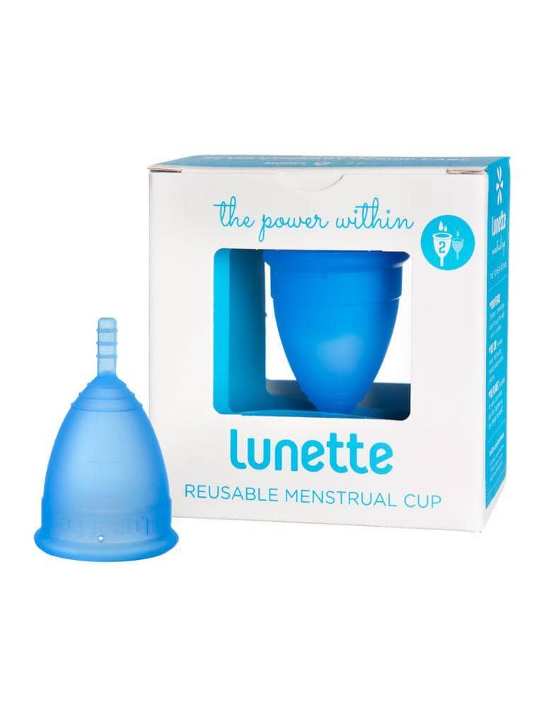 Lunette Menstrual Cups - Blue Model 2