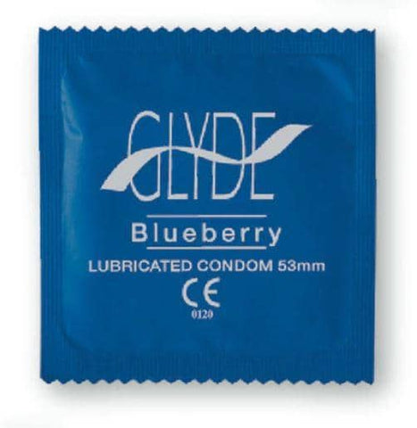 Glyde - Vegan Condoms Regular - Blueberry (10 pack)