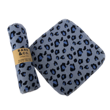Bare & Co. - Unpaper Towel on a Roll - Blue Leopard (12 Pack)