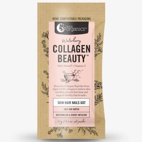 Nutra Organics - Collagen Beauty with Verisol and Vitamin C (SKIN HAIR NAILS GUT) - Waterberry (12g)