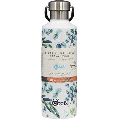 Cheeki - Classic Insulated Bottle - 3D Watercolour (600ml)