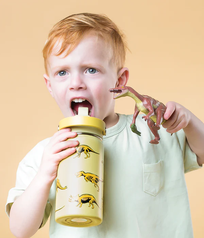 Cheeki - Insulated Kids Little Adventurer Bottle - Dinosaur (400ml)