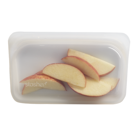 Stasher - Plastic-Free Snack Bag - Clear