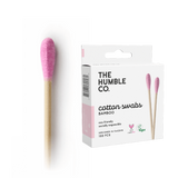 The Humble Co. - Bamboo Cotton Swabs - Pink (100 pack)