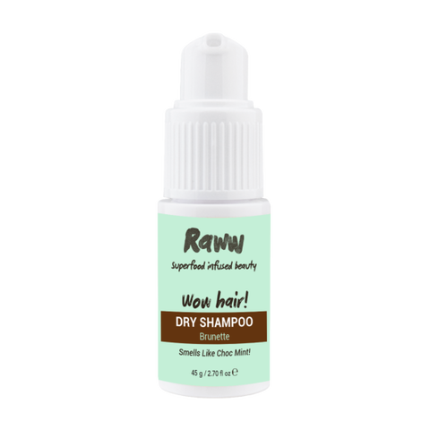 Raww - Wow Hair! Dry Shampoo - Choc Mint For Brunette (45g)