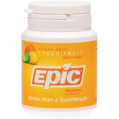 Epic - Xylitol Chewing Gum - Fresh Fruit (50)