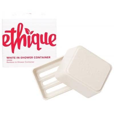 Ethique - Bamboo and Cornstarch In-Shower Container - White