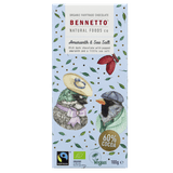 Bennetto Natural Food Co. - 有机和公平贸易黑巧克力 - 海盐和苋菜（100 克）