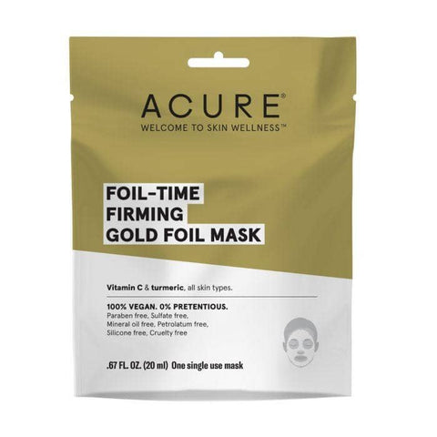 ACURE - Foil-Time Firming Mask - Gold Foil (20ml)