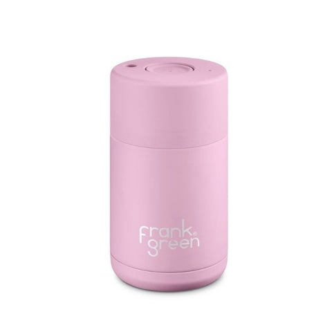 Frank Green - Stainless Steel Ceramic Reusable Cup with Push Button Lid - Lilac Haze (10oz)