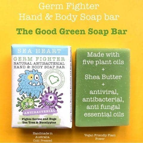 Sea Heart - Germ Fighter Hand and Body Soap Bar (100g)