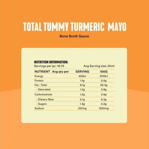 Gevity Rx - Bone Broth Total Tummy Turmeric Mayo (375ml)