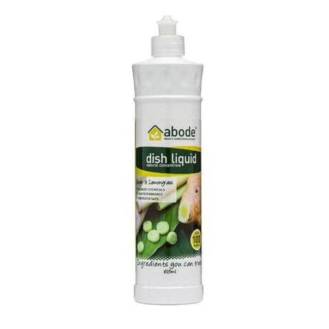 Abode - Natural Dishwashing Liquid - Ginger and Lemongrass (500ml)