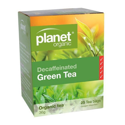 Planet Organic - Herbal Tea Bags - Decaffeinated Green Tea (25 Pack)