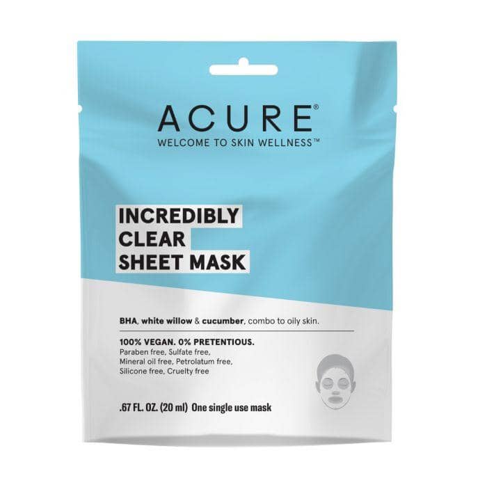 ACURE - Incredibly Clear Sheet Mask (20ml)