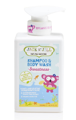 Jack N' Jill - Natural Bathtime Shampoo and Body Wash - Sweetness (300ml)