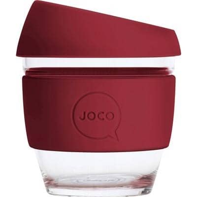 JOCO - Reusable Glass Cup - Ruby Wine (Extra Extra Small 4oz/118ml)