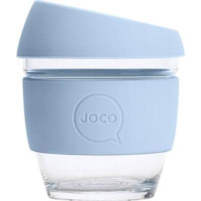 JOCO - Reusable Glass Cup - Vintage Blue (Extra Extra Small 4oz/118ml)