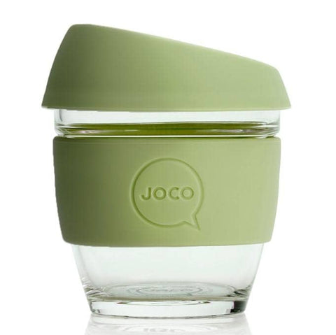JOCO - Reusable Glass Cup - Army (Small 8oz)