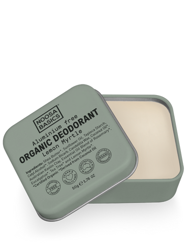 Noosa Basics - Organic Deodorant Tin - Lemon Myrtle (50g)
