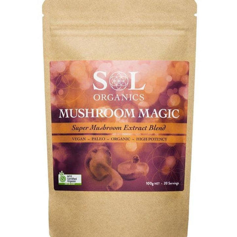 Sol Organics - Organic Mushroom Magic Blend (100g)