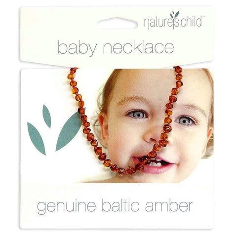 Natures Child - Amber Baby Necklace - Cognac
