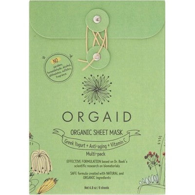 Orgaid - Organic Sheet Mask Multi Pack (6 x 24ml)